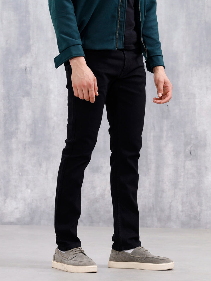 Men's Casual Slim Fit Jeans | Black