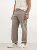 Solid Loose Fit Trouser | Grey