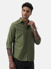 Light Olive Solid Casual Shirt