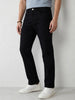 Solid Anti Fit Denim Jeans | Black