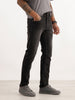 Washed Slim Fit Denim Jeans | Black