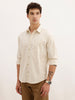 Solid Regular Fit Full Sleeve Shirt | Beige