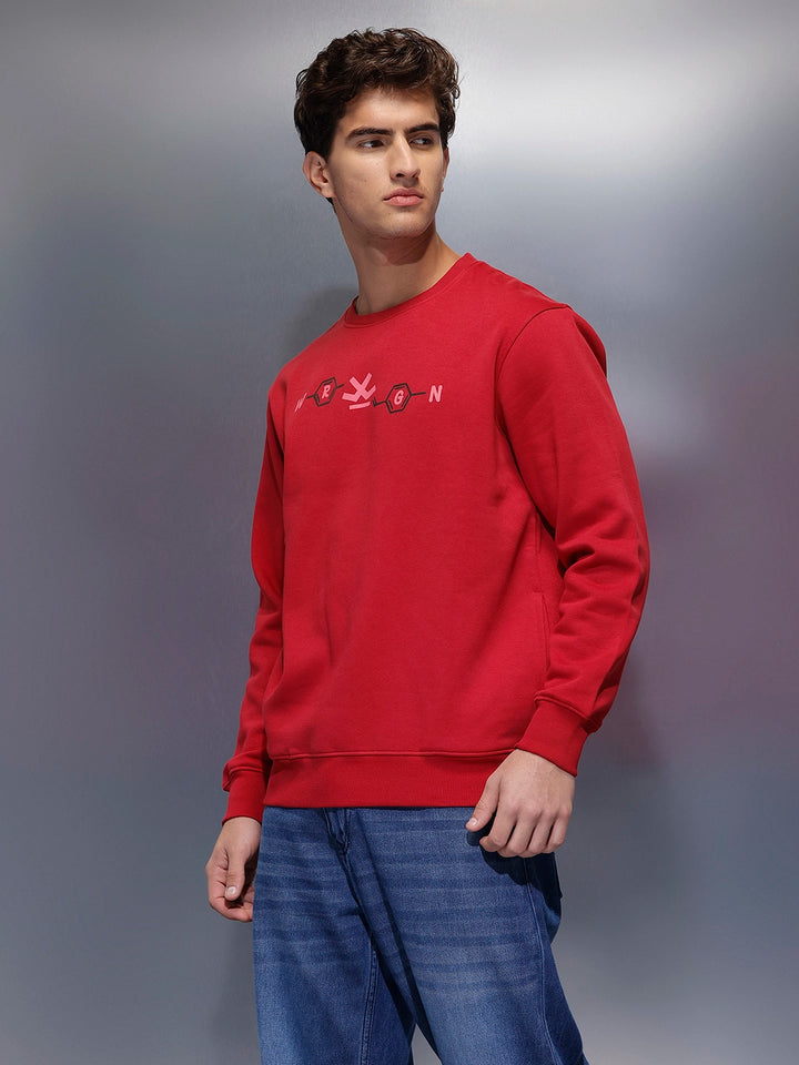 Men's Comfort Fit Sweatshirt   |  Red