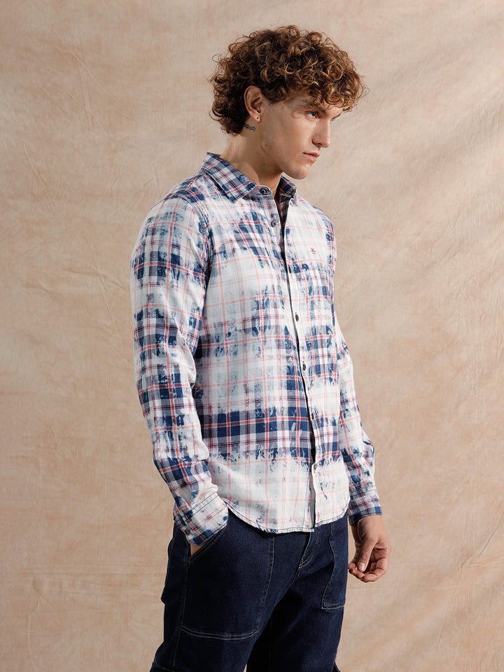 Washed Yarn Dyed Shirt | Pink