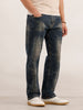 Faded Anti Fit Denim Jeans  | Blue