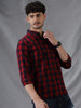 Striking Red Woven Shirt