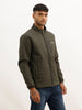 Classic Regular Fit Puffer Jacket | Green
