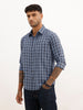 Regular Fit Checkered Shirt | Blue