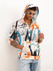 Regular Fit AOP Hoodie | Multicolour