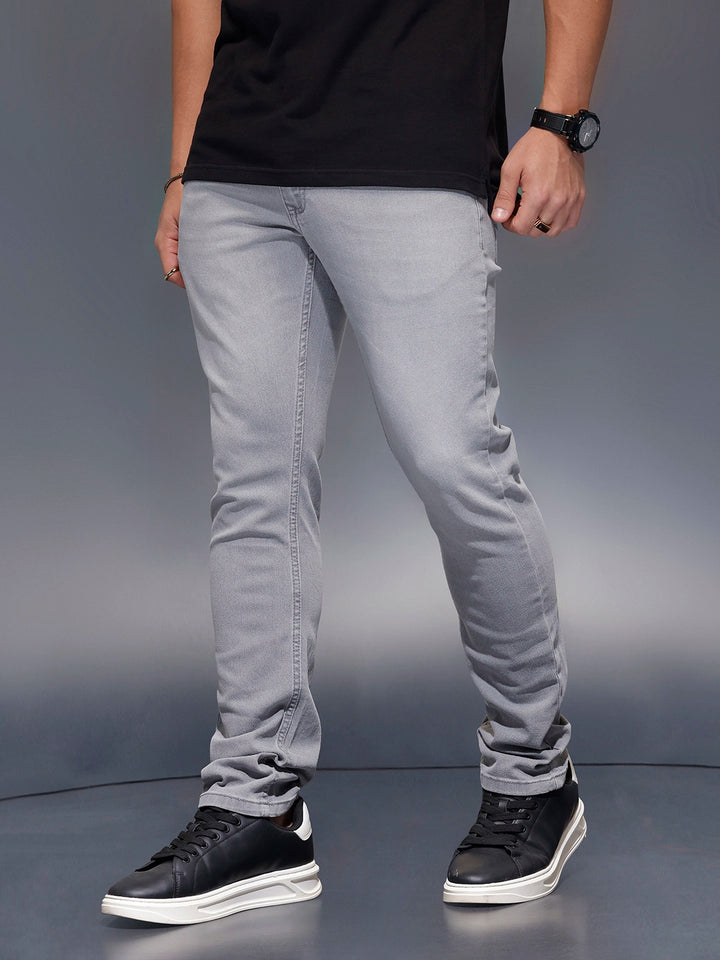 Classic Slim Fit Jeans   |  Grey