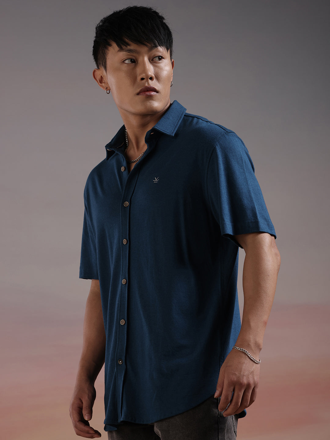 Solid Grade Blue Shirt