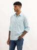 Solid Regular Fit Full Sleeve Shirt | Light Green