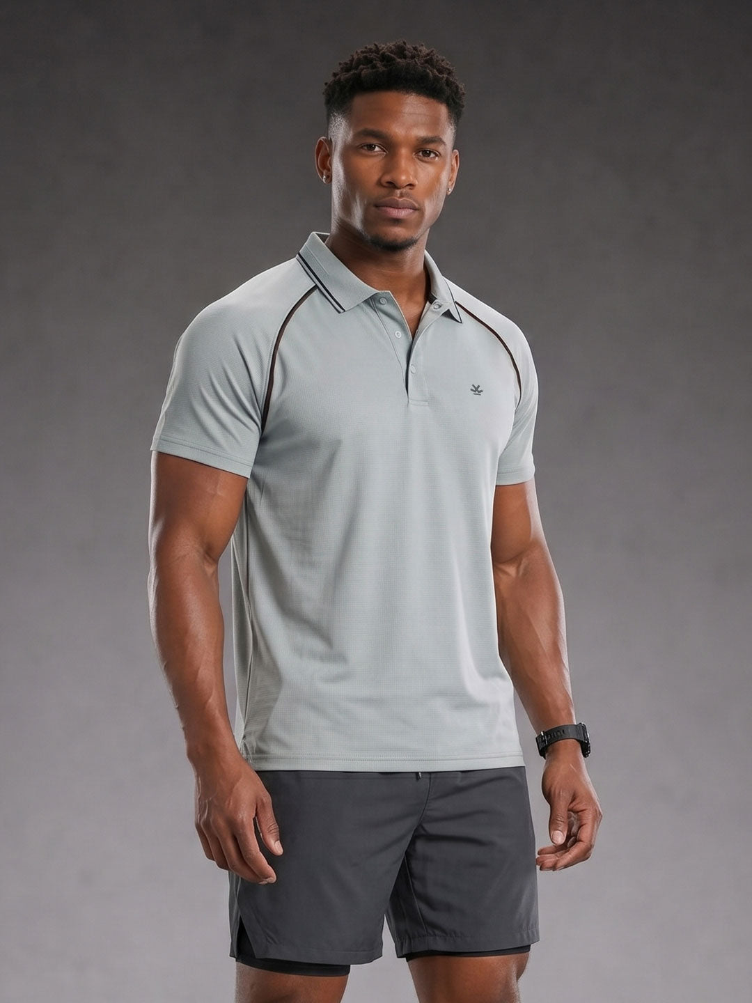 Nylon Polo | Active |  Grey