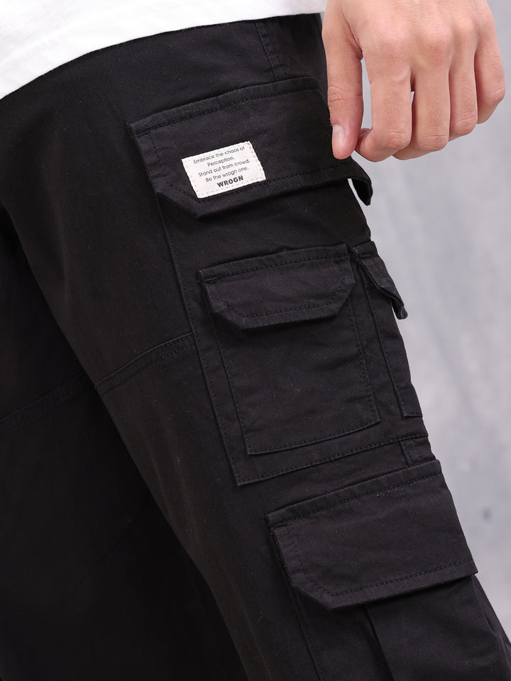 Loose Fit Cargo | Black
