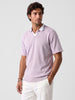 Oversized Fit Contrast Collar Polo T-Shirt | Pink
