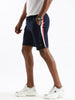 Striped Comfort Navy Blue Shorts