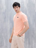 Wrogn Men's Henley T-Shirt | Orange