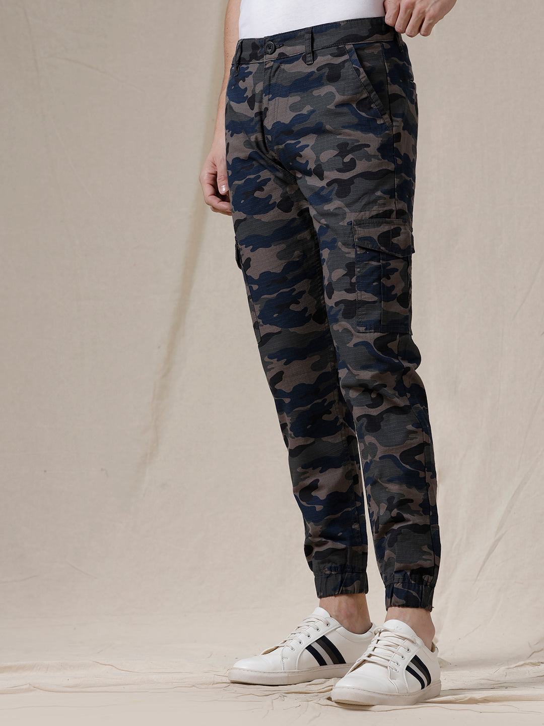 Charcoal Camo Cargo Jogger