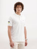 Solid Slim Fit Polo T-Shirt | White