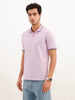 Regular Fit Tipping Collar Polo T-Shirt | Purple