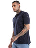 Classic Navy AOP Polo T-Shirt