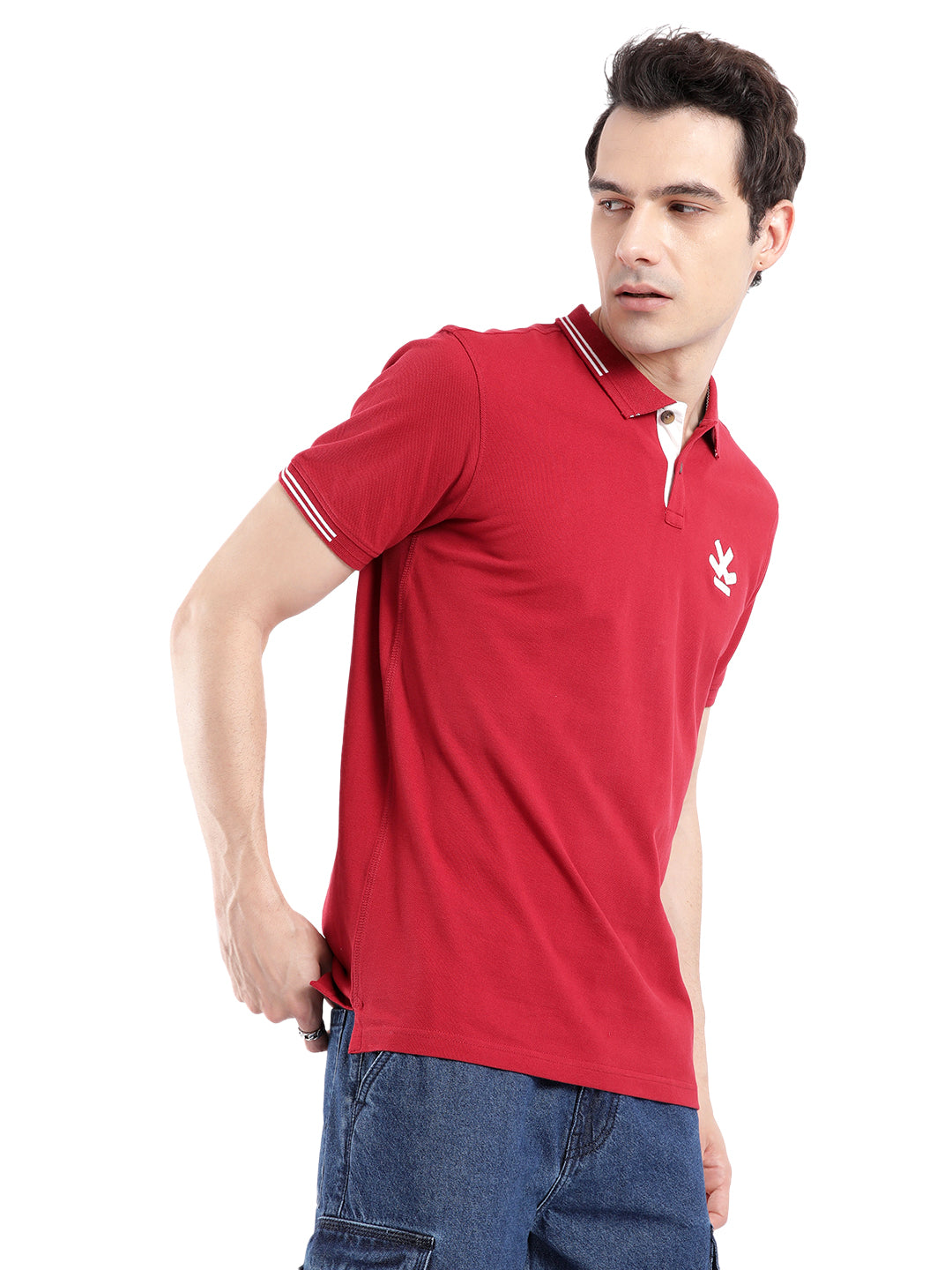 Red Tipping Polo T-Shirt