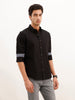Solid Full Sleeve Regular Fit Shirt | Black