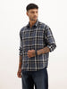Comfort Fit Full Sleeve Checkered Shirt | Blue | WSH01FSCM7126W