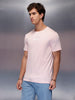 Solid Regular Fit T-Shirt   |  Pink