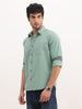 Solid Slim Fit Full Sleeve Shirt | Teal