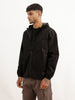 Solid Regular Fit Hooded Puffer Jacket | Black