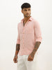 Solid Slim Fit Full Sleeve Shirt | Red
