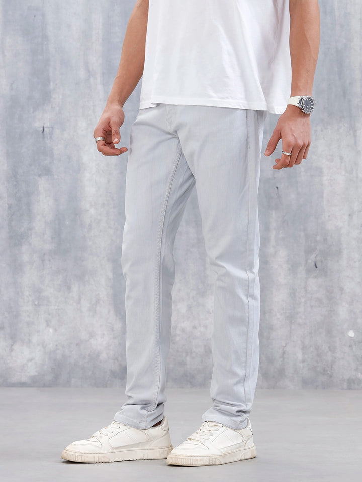 Men's Casual Slim Fit Jeans | Grey