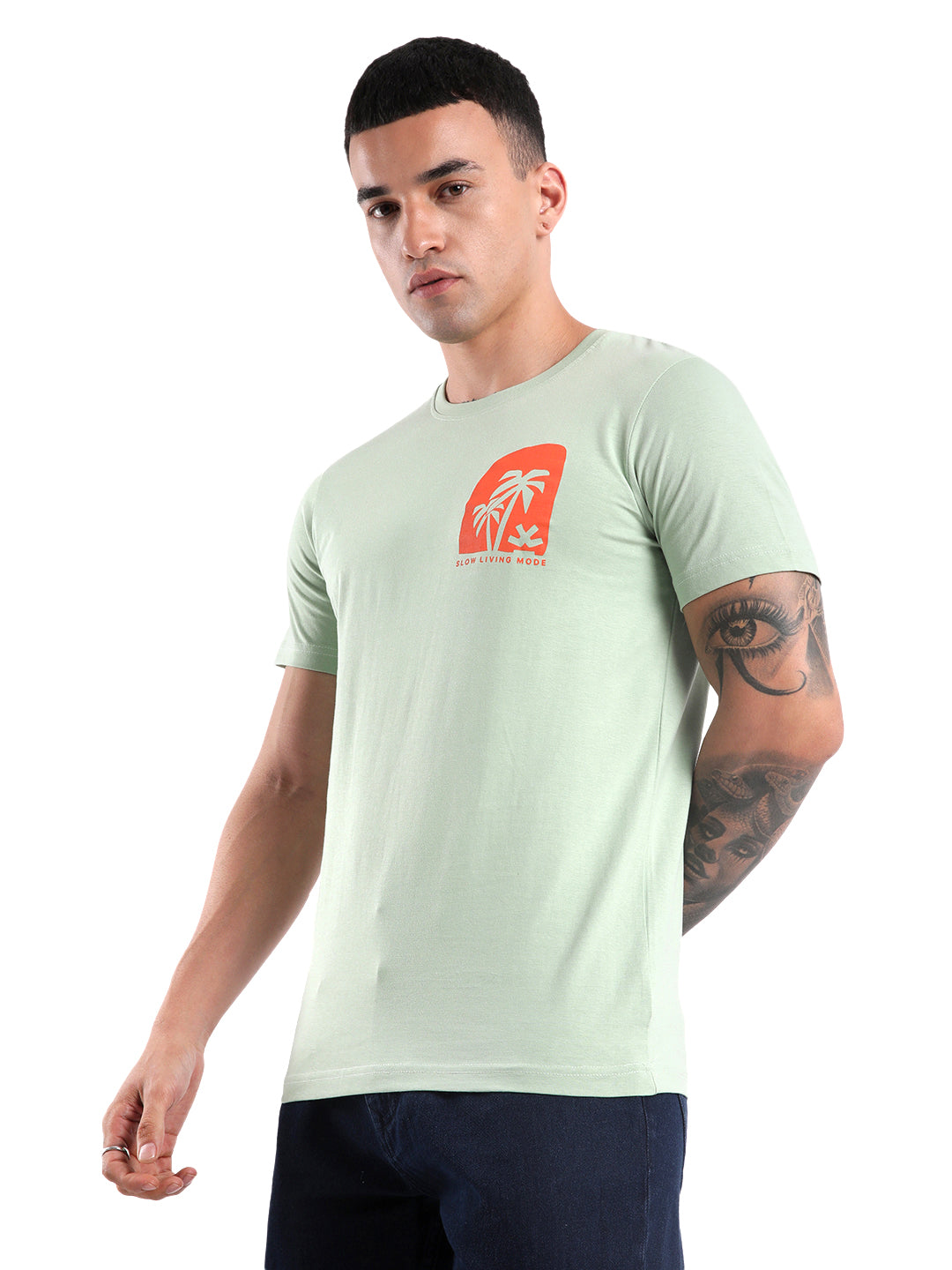 Slow Living Printed T-Shirt