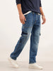 Classic Mid-Rise Cargo Fit Jeans