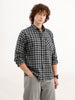 Regular Fit Checkered Shirt | Olive