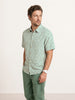 Textured Comfort Fit AOP Shirt | Light Green