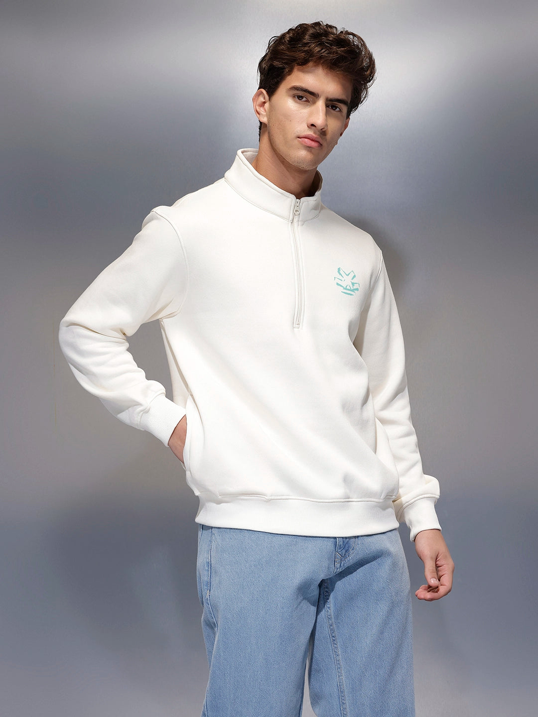 Men's Comfort Fit Sweatshirt   |  Off White