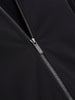 Striped Rib Slim Fit Bomber Jacket  |  Black