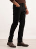 Solid Slim Fit Denim Jeans | Black | WUJN2857MF