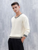 Men's Slim Fit Pullover | White