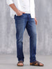 Mild Distressed Straight Fit Jeans | Dark Stone