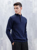 Men's Solid Slim Fit Pullover | Black