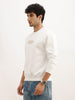 Classic Placement Printed Sweatshirt | Off White