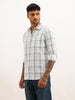 Regular Fit Checkered Shirt | White