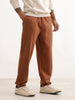 Relaxed Fit Patch Detail Jogger | Brown