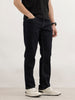 Straight Fit Solid Denim Jeans  | Dark Blue