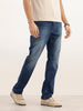 Faded Regular Fit Denim Jeans | Blue