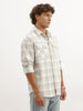 Double Pocket Checkered Shirt | Beige