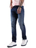 Dark Twilled Slim Fit Denim Jeans